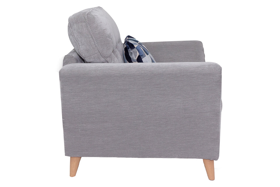 Oceana - Grey Fabric Armchair