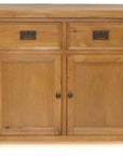 Odeon - Oak 2 Door Sideboard With 2 Drawers