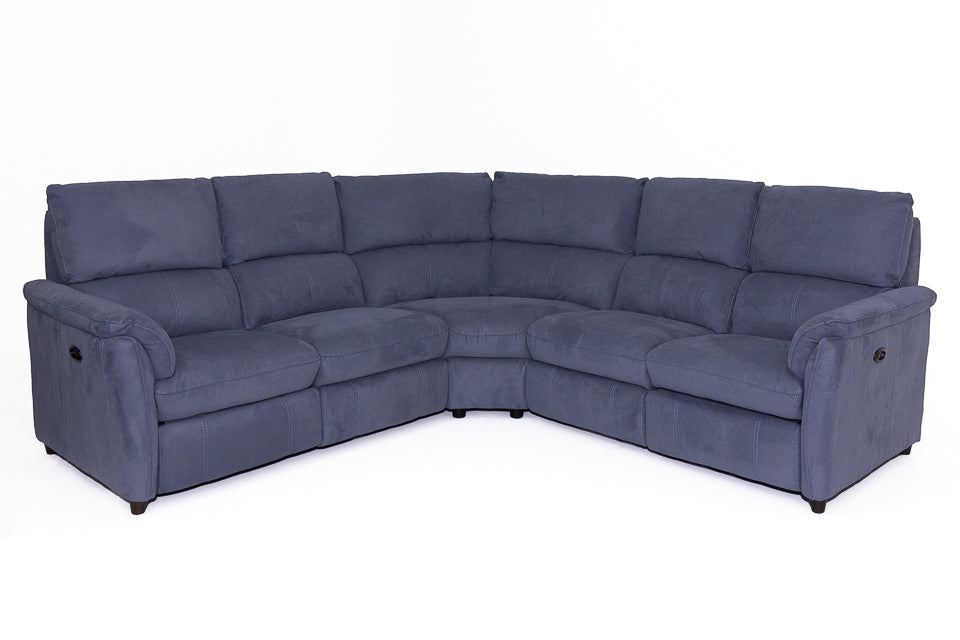 Oliver - Fabric Power Recliner Corner Sofa