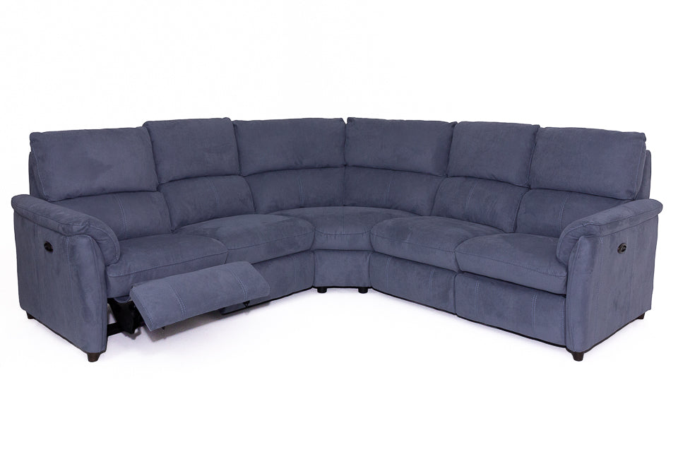 Oliver - Fabric Power Recliner Corner Sofa