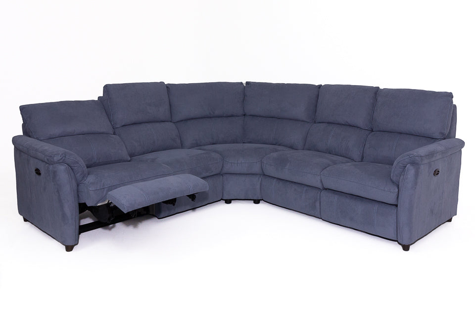 Oliver - Fabric Power Recliner Corner Sofa