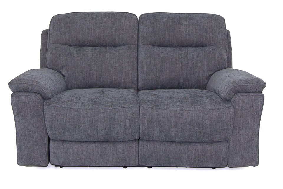 Ormond - Grey Fabric 2 Seater Power Recliner Sofa