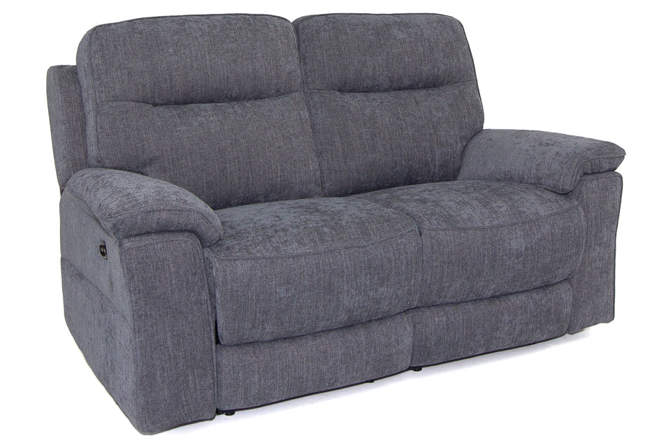 Ormond - Grey Fabric 2 Seater Power Recliner Sofa