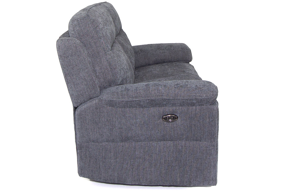 Ormond - Grey Fabric 2 Seater Power Recliner Sofa