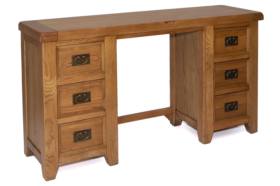 Odeon Oak Dressing Table And Stool