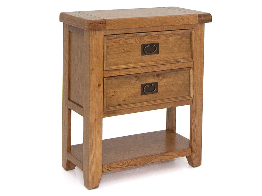 Odeon Oak Narrow Console Table