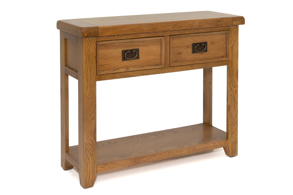 Odeon Oak Wide Console Table