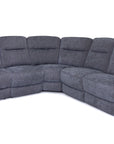 Ormond Blue Power Recliner Corner Suite