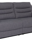 Portland - Grey Fabric 2.5 Seater Power Recliner Sofa