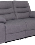 Portland - Grey Fabric 2 Seater Power Recliner Sofa