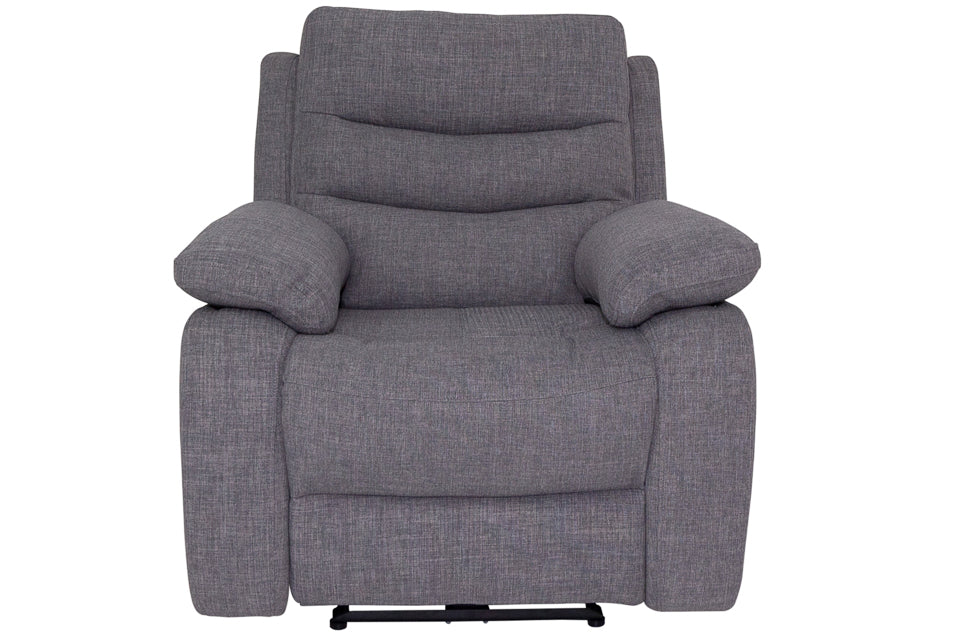 Portland - Grey Fabric Power Recliner Chair