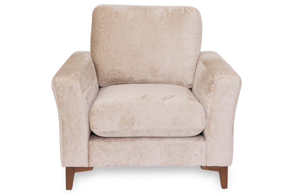 Presley - Cream Fabric Armchair