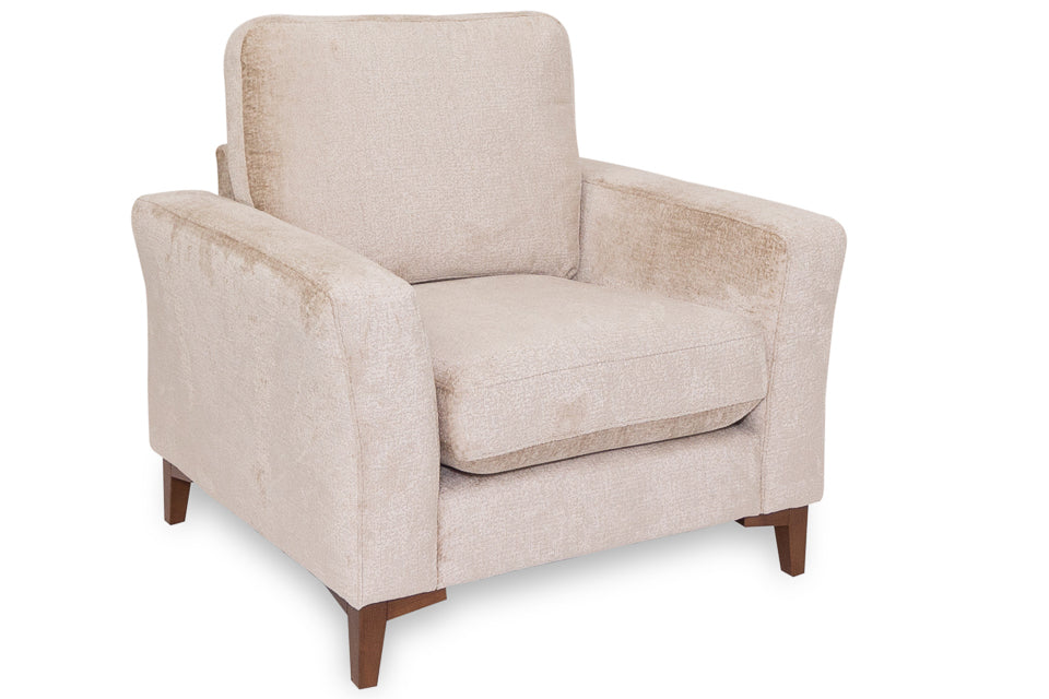 Presley - Cream Fabric Armchair