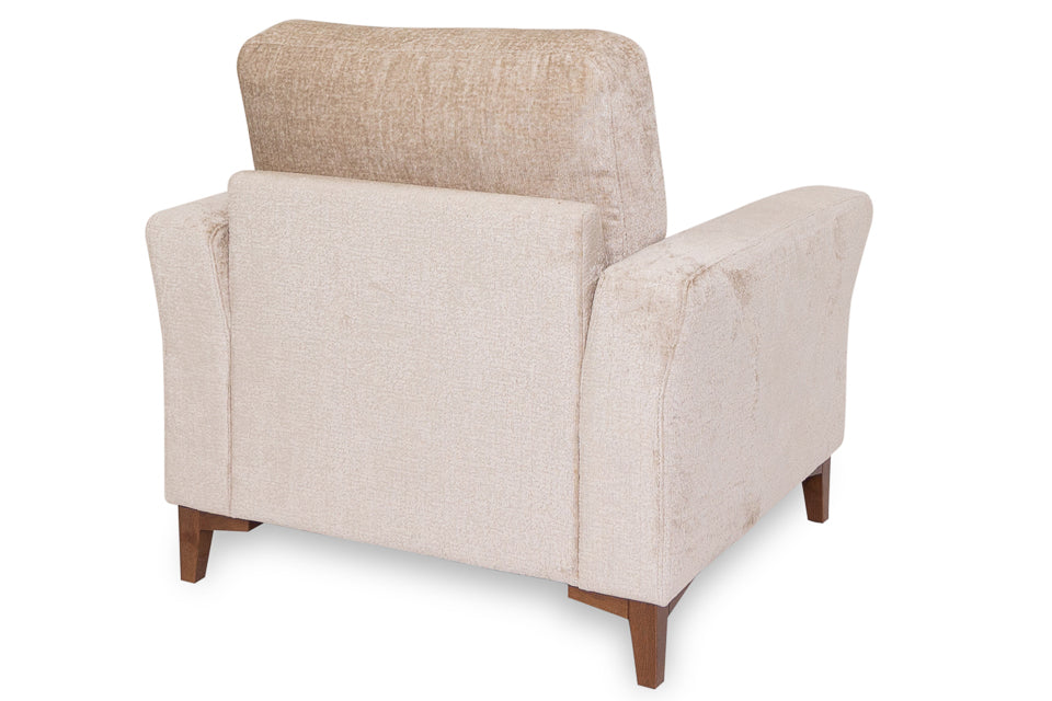 Presley - Cream Fabric Armchair