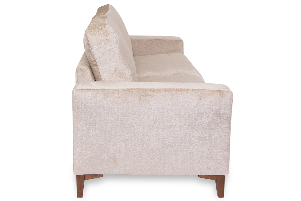 Presley - Cream Fabric 3 Seater Sofa