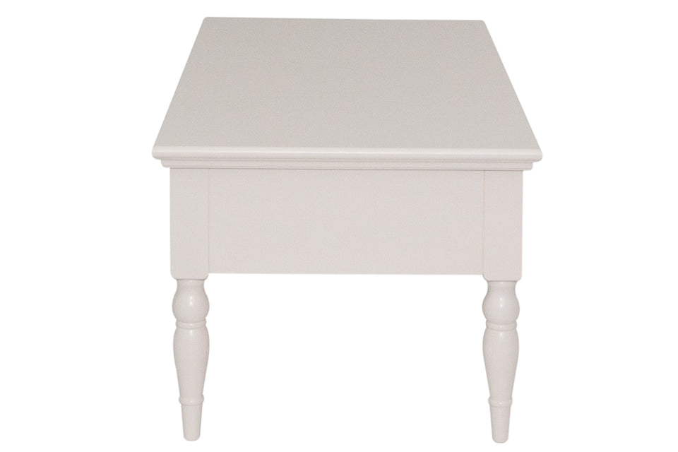 Priya - Cream Coffee Table With 2 Drawers