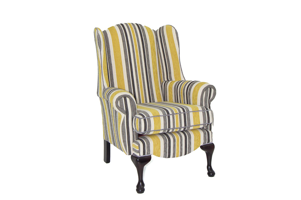 Queen Anne - Fabric Accent Armchair