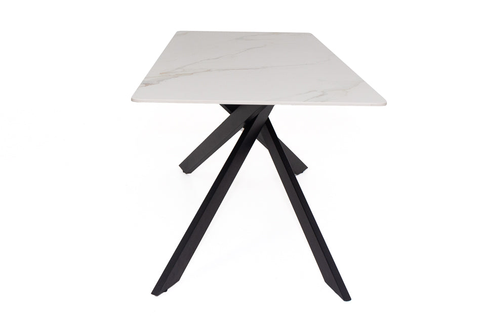 Redding - Grey Pura Stone Dining Table 160Cm