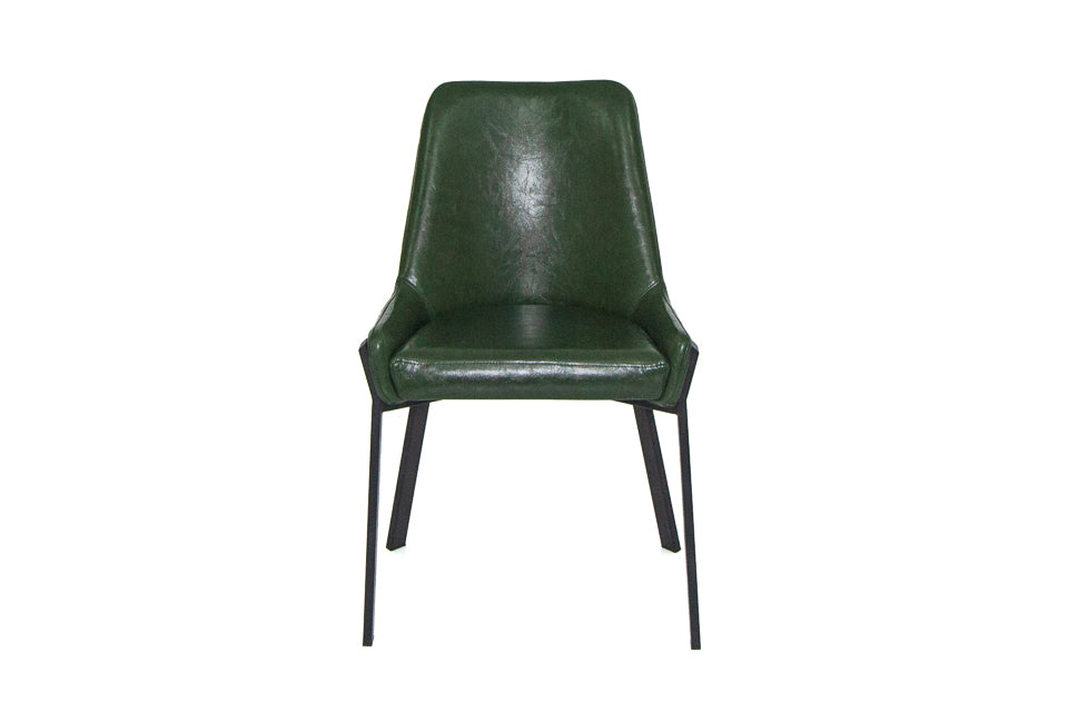 Regan - Green Faux Leather Dining Chair