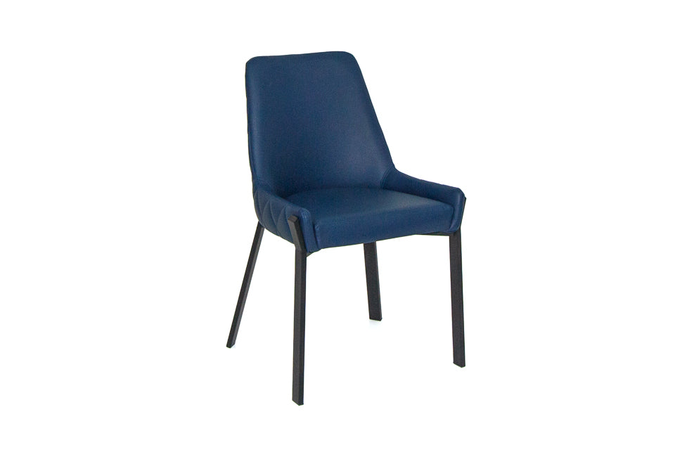 Regan - Blue Faux Leather Dining Chair