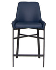 Regan - Blue Faux Leather Dining Chair