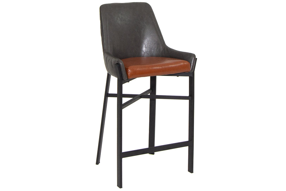 Regan - Grey Faux Leather Dining Chair