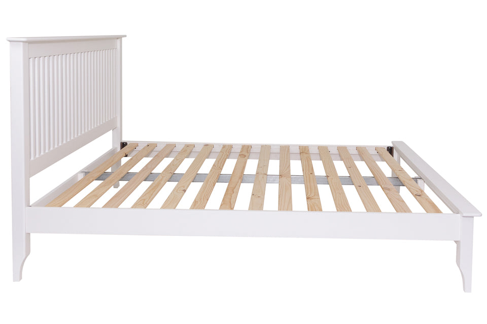 Roberto - White 3Ft Single Bed Frame