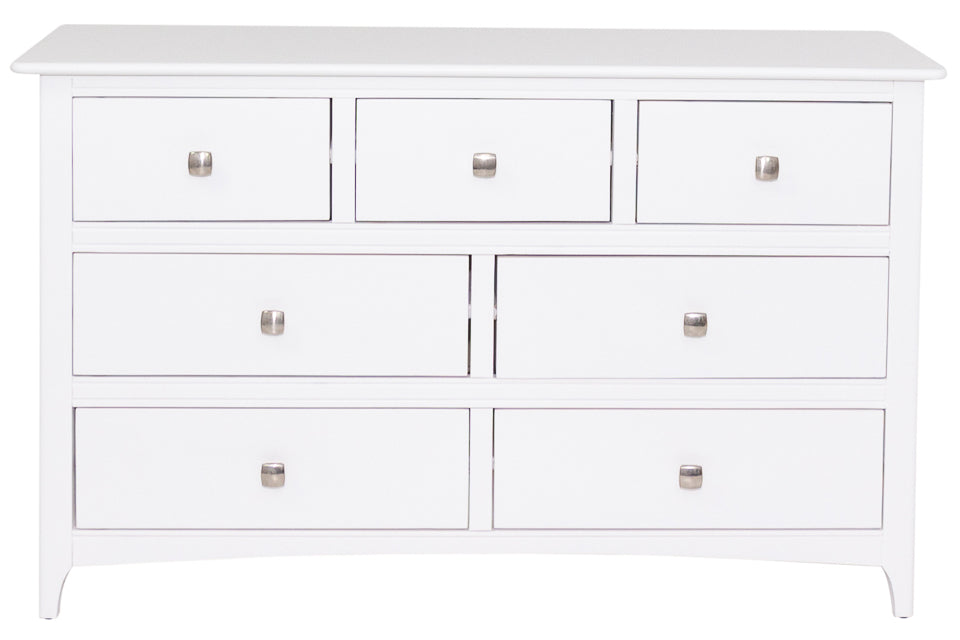 Roberto - White 7 Drawer Chest Of Drawers