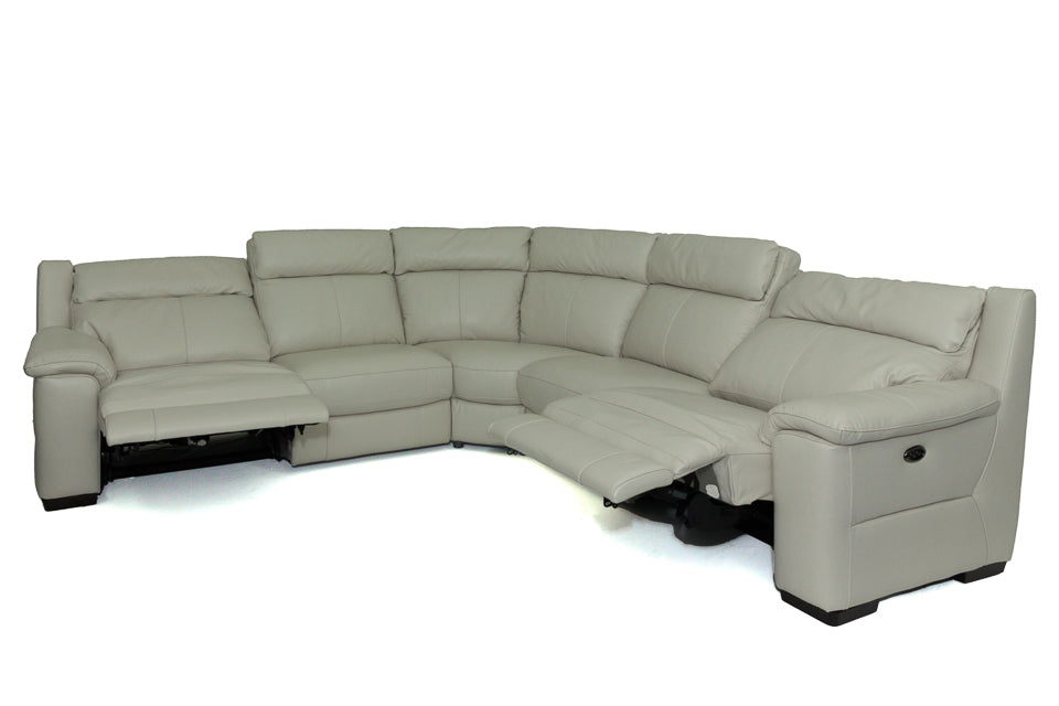 Russell - Leather Corner Recliner Sofa