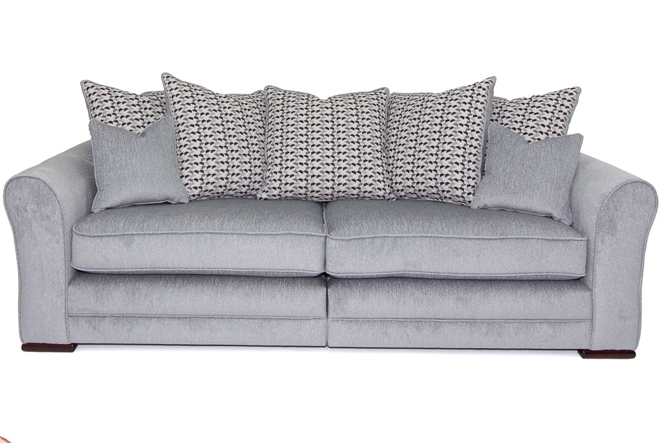 Santorini - Fabric 4 Seater Sofa