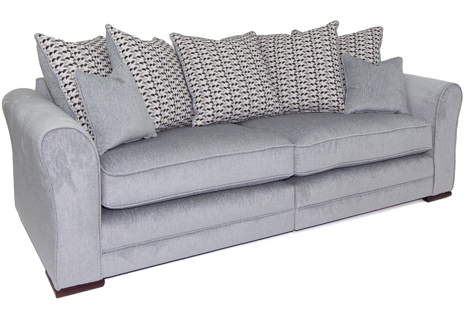 Santorini - Fabric 4 Seater Sofa