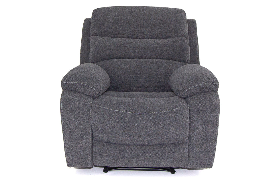 Seville - Grey Fabric Recliner Chairs