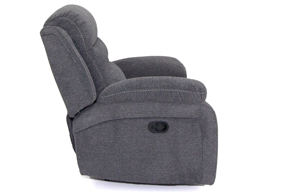 Seville - Grey Fabric Recliner Chairs