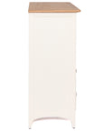 Sicily - Cream And Oak 5 Drawer Chest Of Drawers