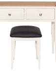 Sicily - Cream And Oak Stool