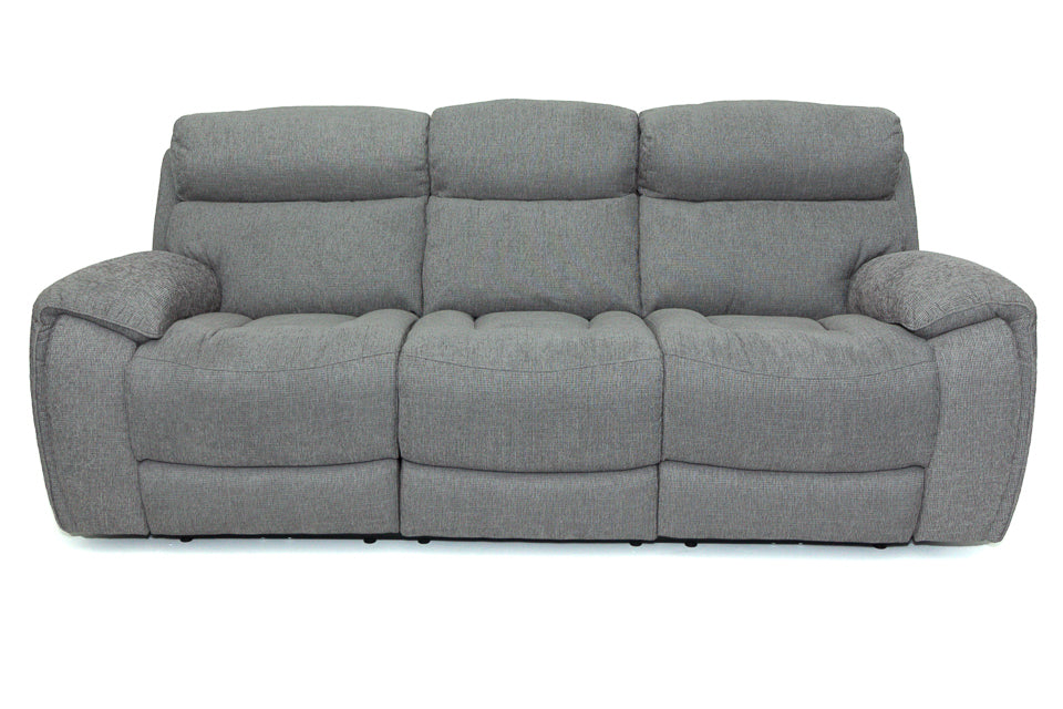 Supreme - Fabric 3 Seater Power Recliner Sofa With Electric Headrest