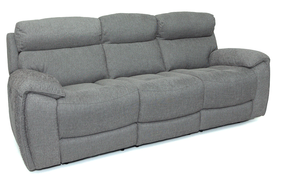 Supreme - Fabric 3 Seater Power Recliner Sofa With Electric Headrest