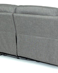 Supreme - Grey Fabric 2 Seater Power Recliner Sofa With Electric Headrest
