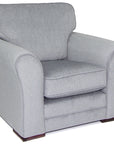 Santorini grey Fabric Armchair