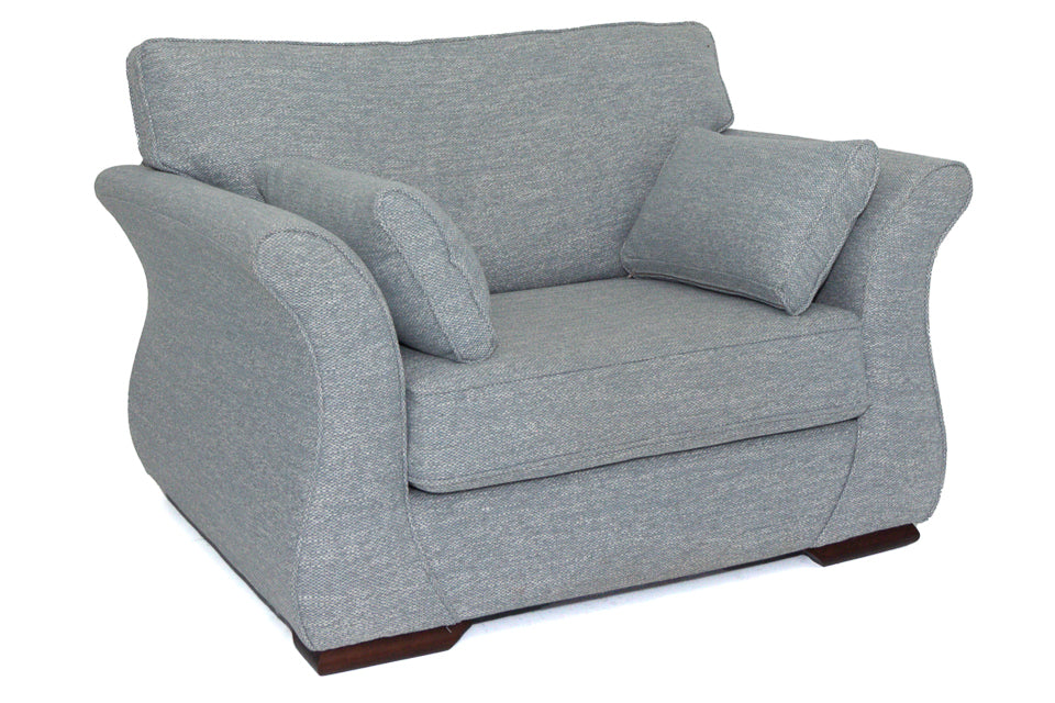 Serenity Grey Fabric Armchair