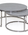 Shilo Grey Pura Stone Coffee Tables set of 2