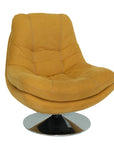 Simba Fabric Accent chair in yellow