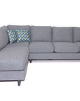Sydney - Grey Fabric Corner Suite