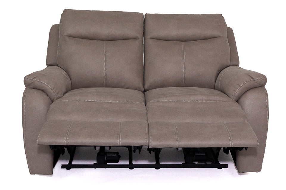 Vada - Cream Fabric 2 Seater Power Recliner Sofa