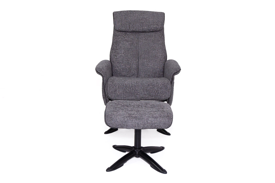 Winslow - Grey Fabric Accent Armchair