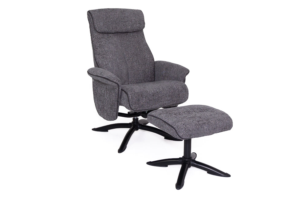 Winslow - Grey Fabric Accent Armchair