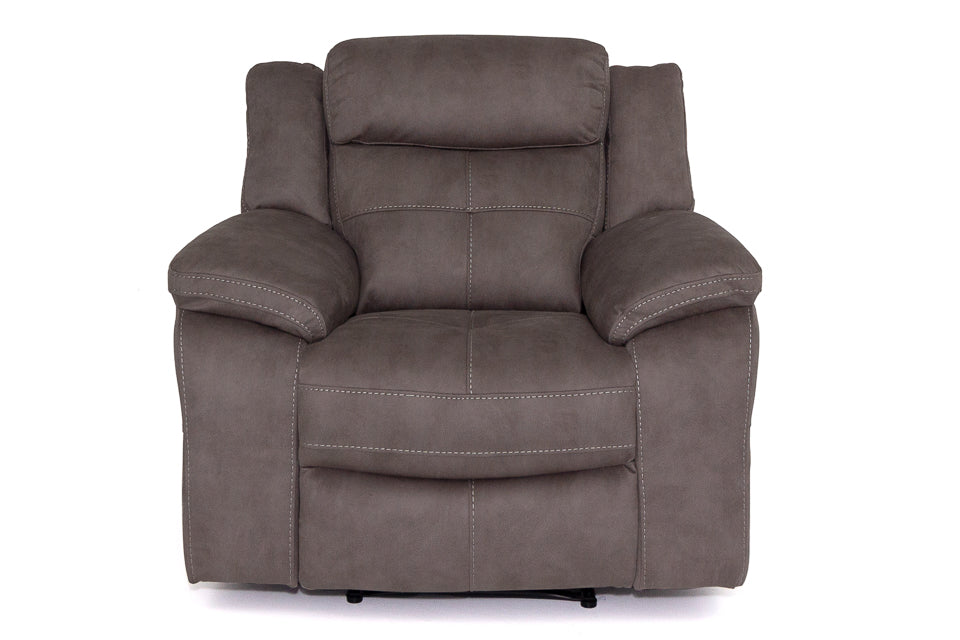 Yvette - Grey Fabric Recliner Chairs