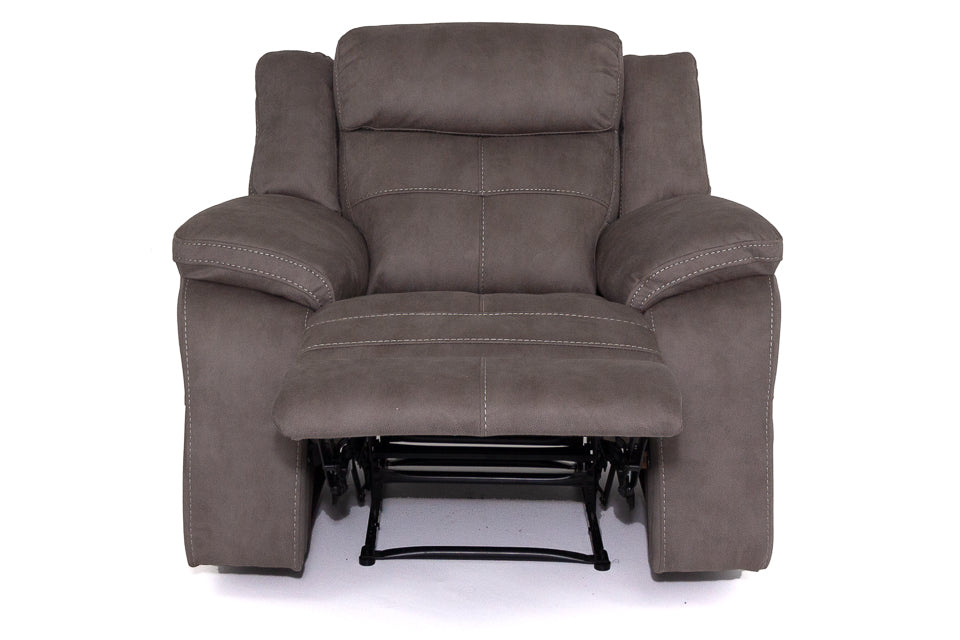 Yvette - Grey Fabric Recliner Chairs