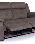 Yvette - Grey Fabric 2 Seater Recliner Sofa