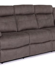Yvette Grey Fabric 3 Seater Recliner Sofa